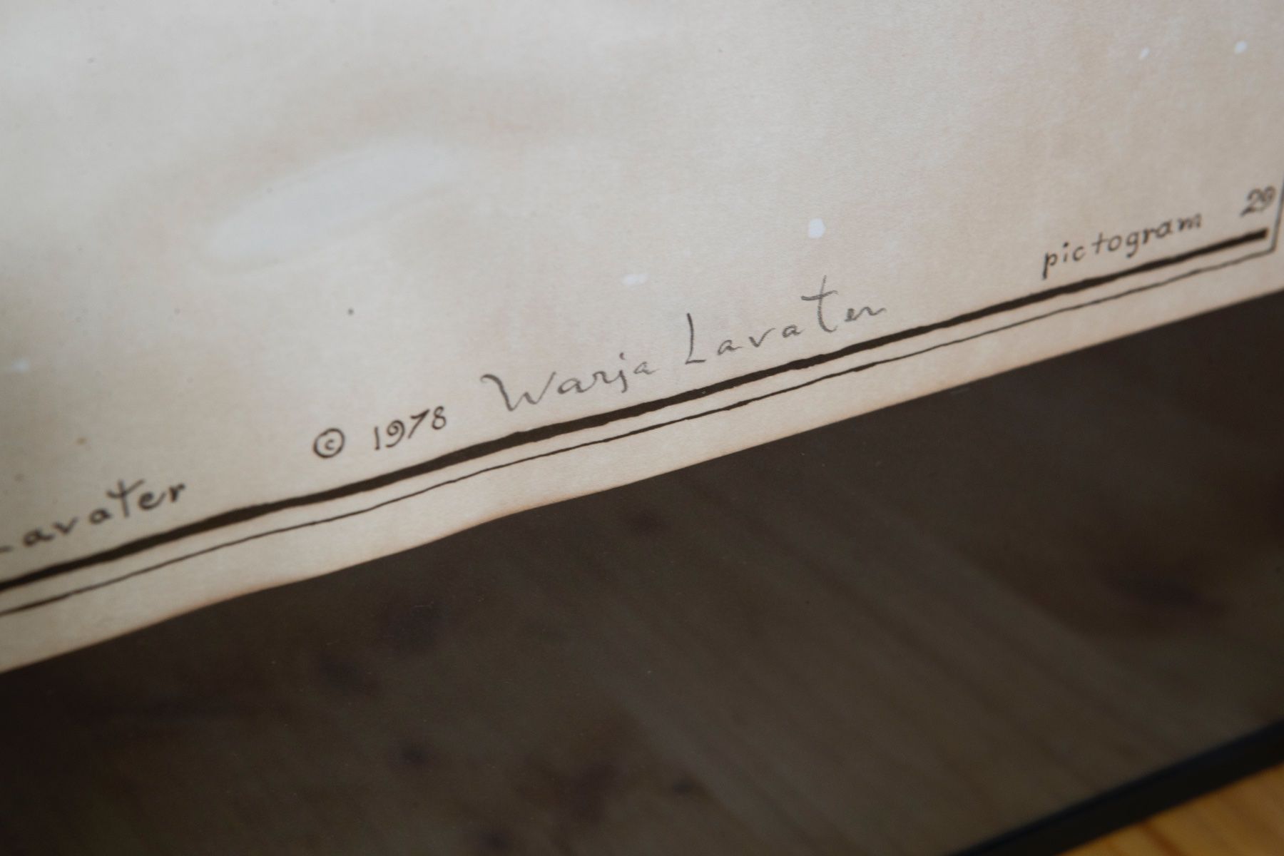 Grafica & Litografie: Warja Lavater 1978 - signiert – Usato da Zürich venduto da milanrohrer 2