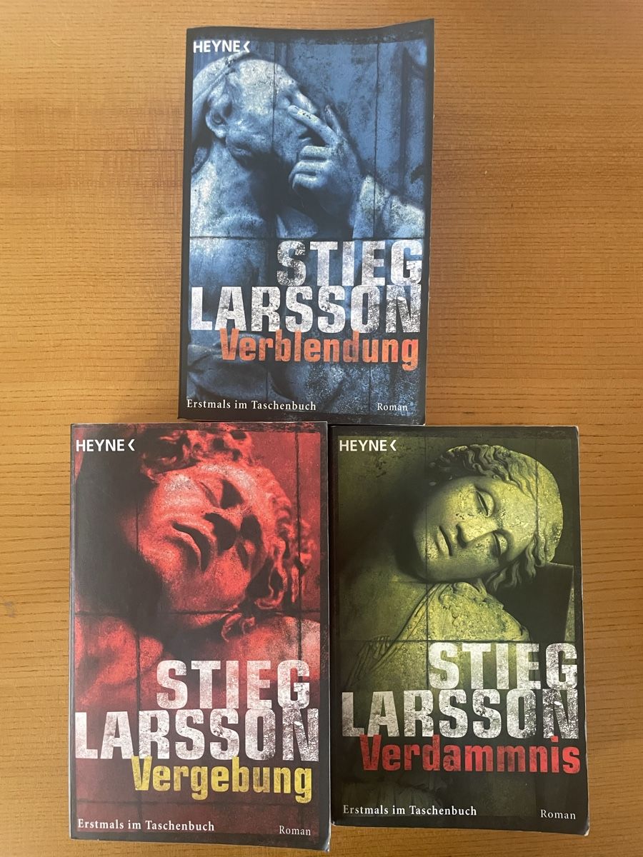Bücher: Millennium-Trilogie Thriller Stieg Larsson – Gebraucht aus Fribourg von Mymikrakra01 1