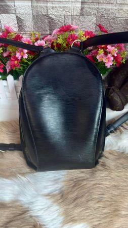 Louis Vuitton Mabillon Rucksack Schwarz Epi