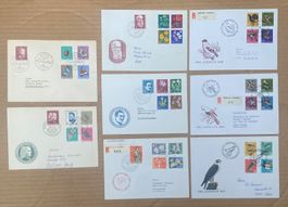 Lot FDC Pro Juventute 1952 /53 /59 /60 /62 /68 /69 und 1971