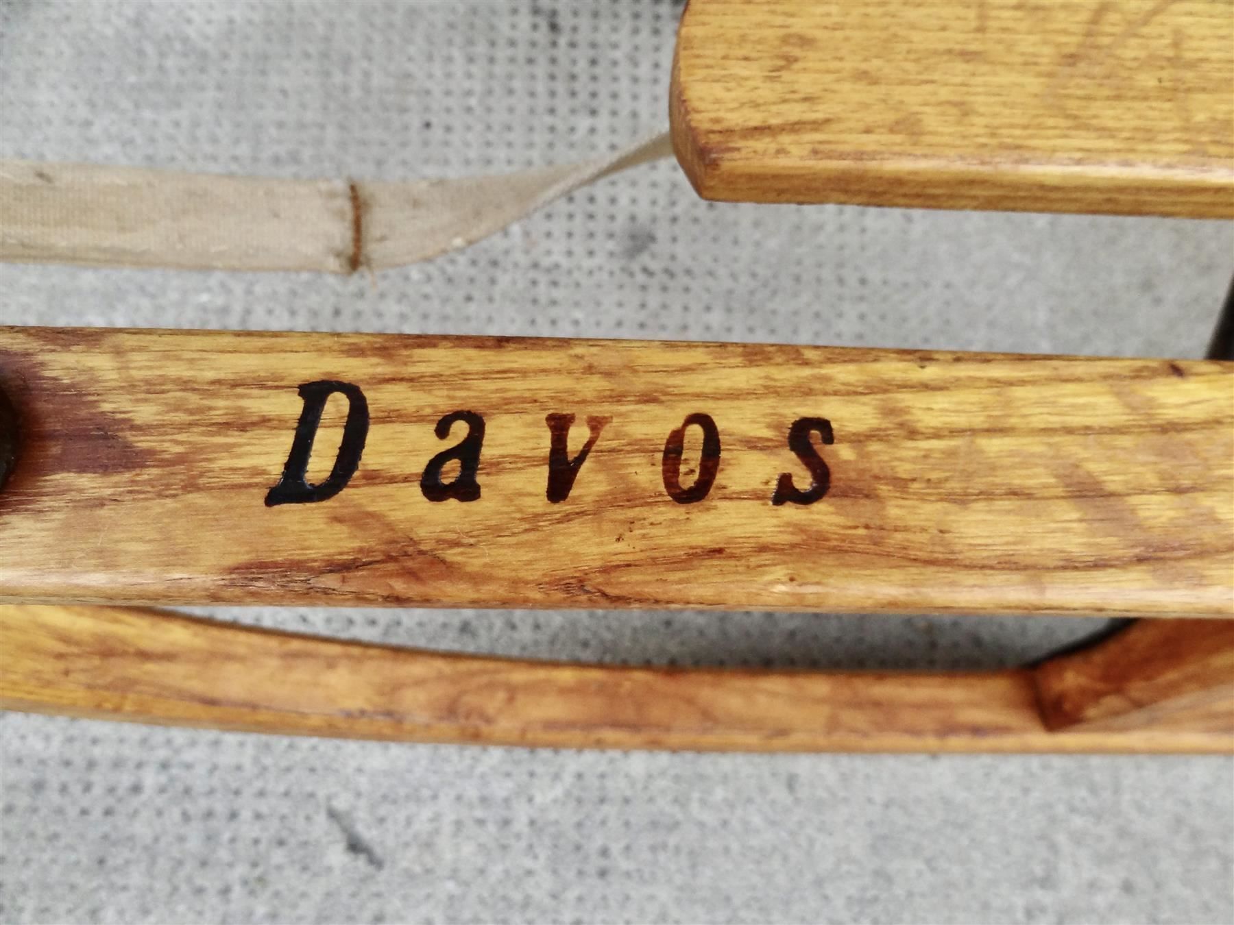Davos Schlitteln: solider DAVOSER Schlitten Holzschlitten DAVOS 114 cm – Gebraucht aus Kerzers von wisaundso 7