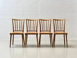 Klassische Sprossen Stühle aus Buchenholz, 1960er Jahre