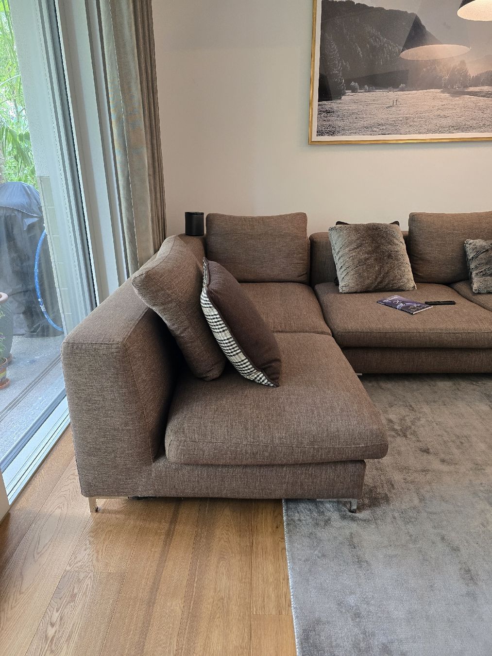 Sofas: Sofa braun mit Elementen gut erhalten – D'occasion à Baar par Blue_eye 8