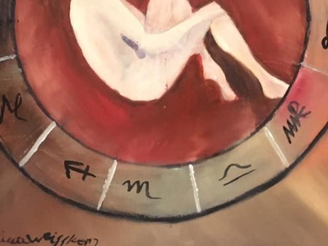 Gemälde: Horoskop:Jungfrauzeichen – Neu (gemäss Beschreibung) aus Liestal von marieugenia 3