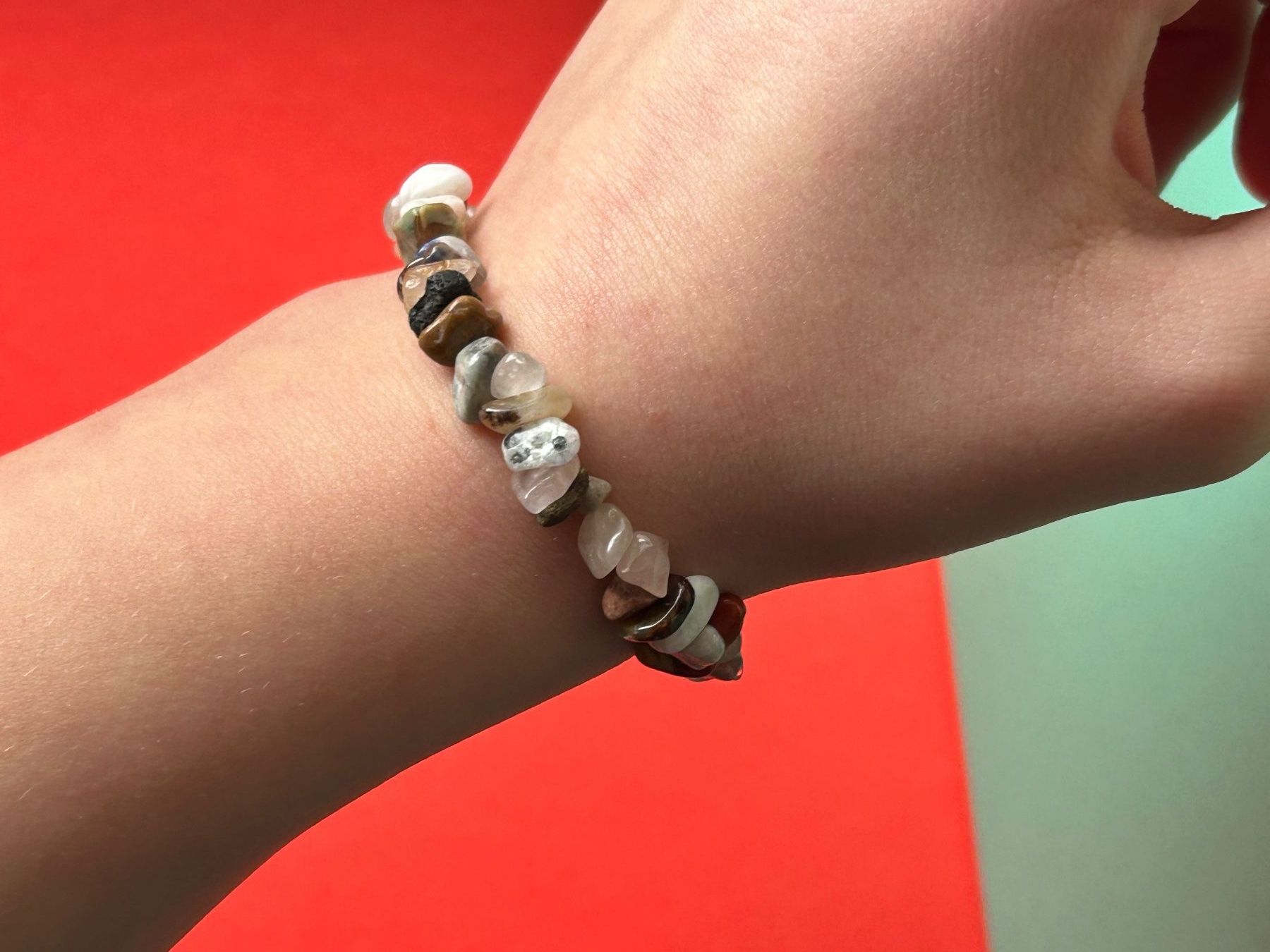 Bracciali & Braccialetti: Armband Heilsteine (ca 17 cm) – Nuovo e nell'imballaggio originale da Laufen venduto da belleskulptur 1