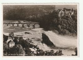Postkarte Rheinfall mit Schloss Laufen, Schaffhausen