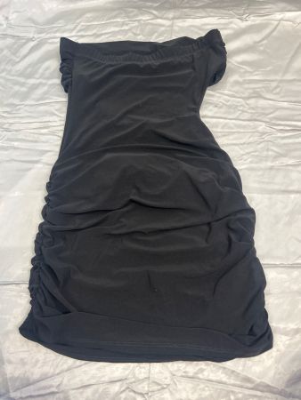 Minikleid Partykleid Trägerlos Figurbetont Gr M NEU