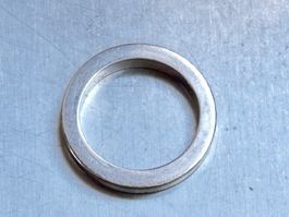 Silberring kantig timeless (54)