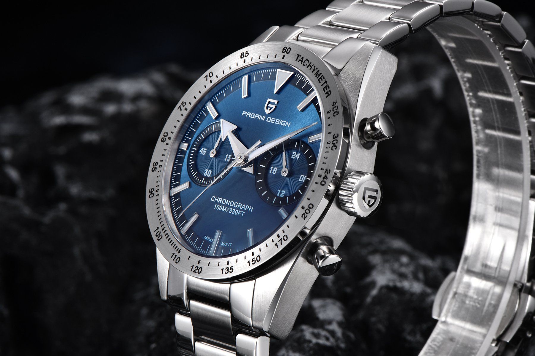 Pagani Design Orologi: Pagani Design Chronograph  Yachtmaster – Nuovo e nell'imballaggio originale da Suhr venduto da sjay.Cv 7