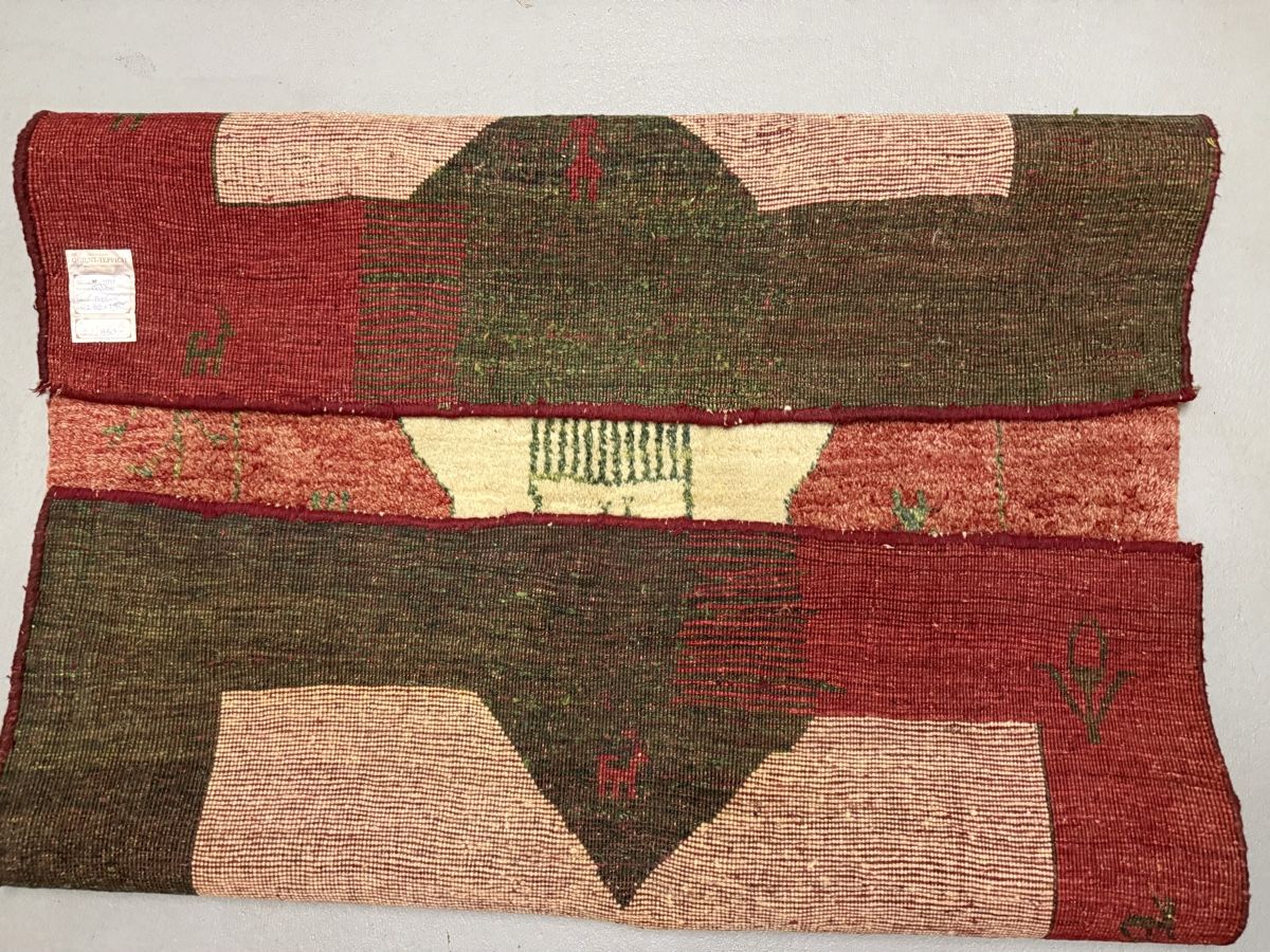 Gabbeh Tappeti: Schöner  Perserteppich Gabbeh 143x190.cm – Usato da Büron venduto da Filadefia-888 6