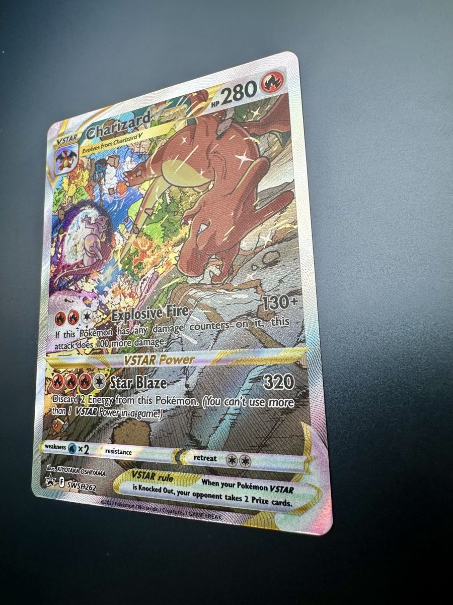 Pokémon Sammelbilder & Trading cards: Charizard VSTAR #SWSH262 PROMO - Ab 1.-! – Gebraucht aus Bern von HugoStiglitz11 2