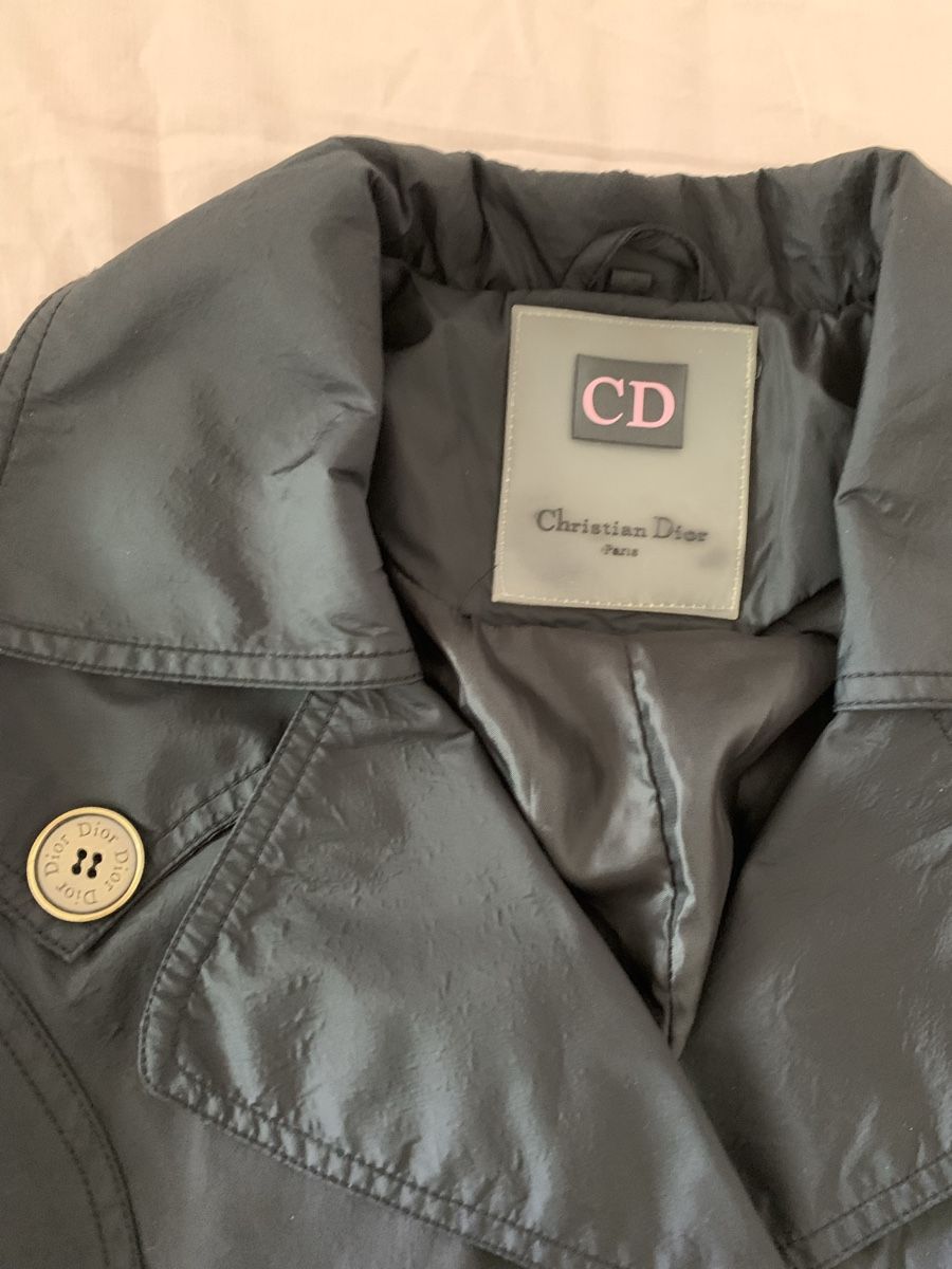 Cappotti: Dior schwarzen mantel trenchcoat – Usato da Zürich venduto da Nikuska32 2