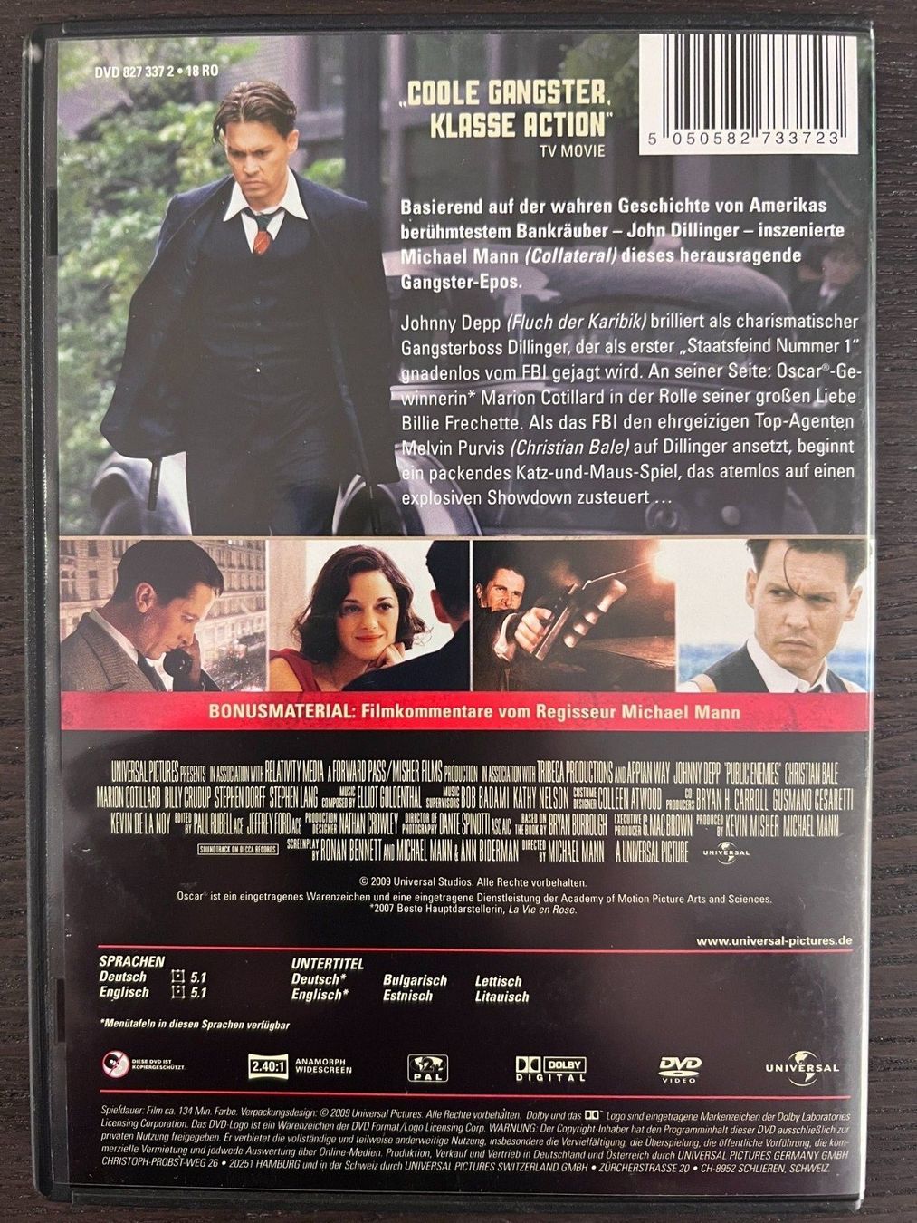 Tutti i DVDs: Public Enemies – Usato da Zürich venduto da FilmFreunde 1