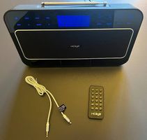 HDigit DAB+/FM Radio mit Fernbedienung, AUX-/Lightning Kabel