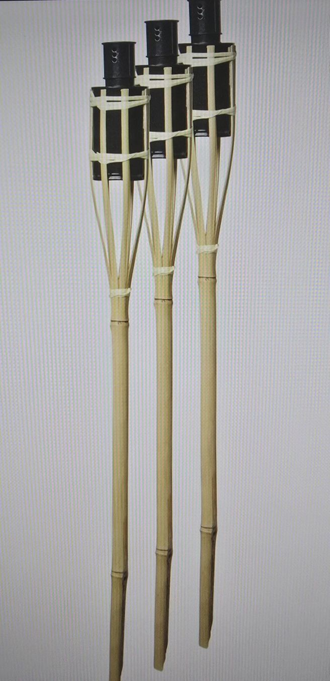 Toutes les décorations: Fackel Set Bambus neu 66 Stk ! – Neuf avec emballage d'origine à Bremgarten AG par outdoorlounge 1
