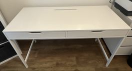 Schreibtisch weiss mit 2 Schubladen