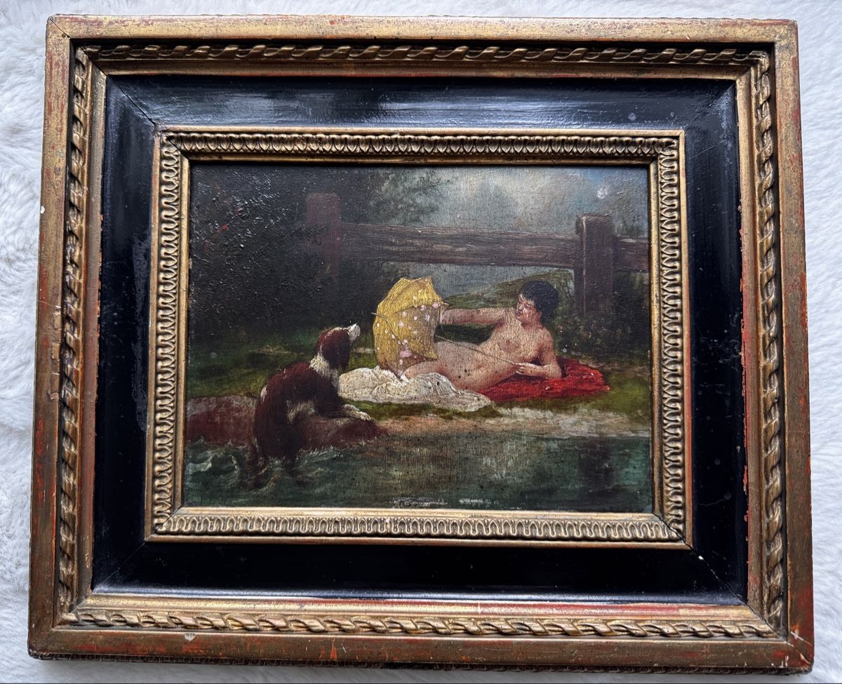 Dipinti: Antikes Ölbild auf Holz – Usato da Niederurnen venduto da Chanel40