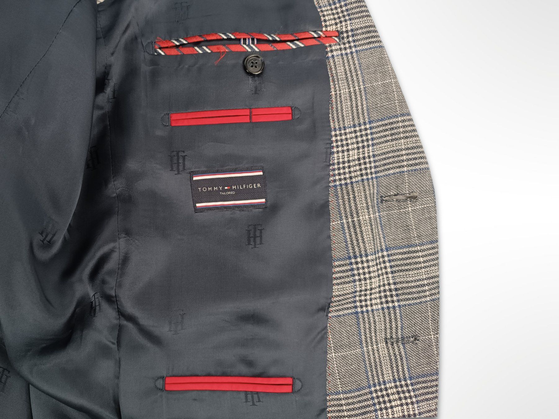 Tommy Hilfiger Jacken: TOMMY HILFIGER Jacket grau kariert – Gebraucht aus Suhr von Restwert_Suhr 4