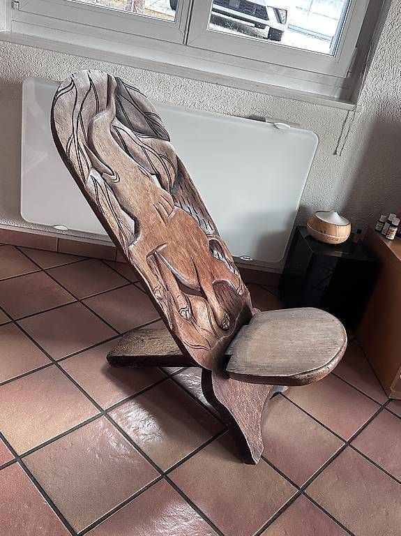 Sedie: Chaise en bois éléphant  – Usato da Penthaz venduto da Oceane40 1