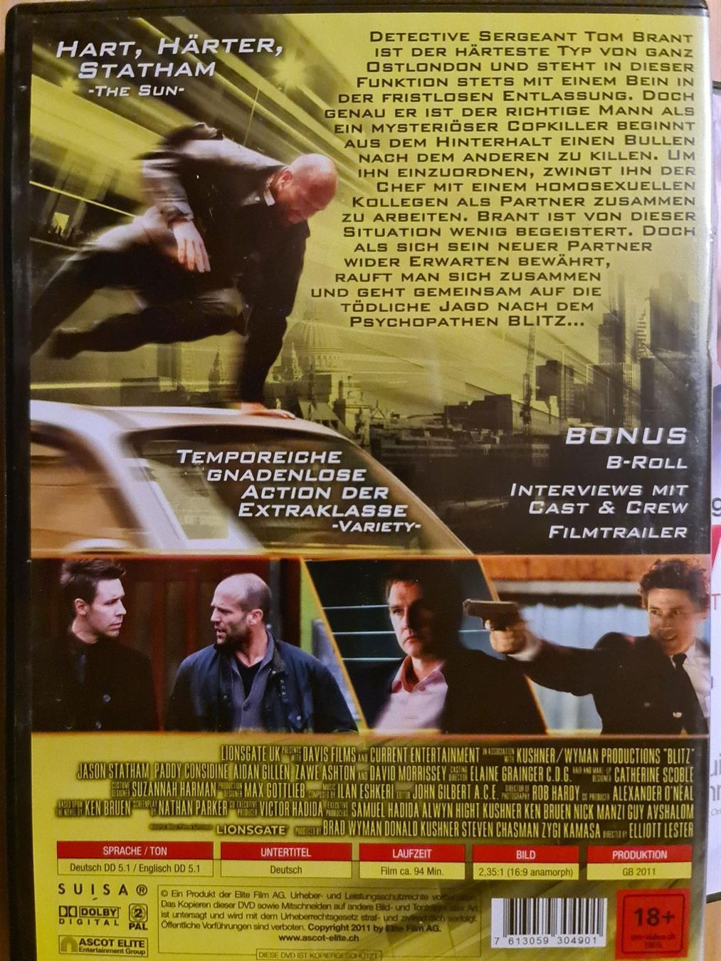 Alle DVDs: Blitz – Gebraucht aus Dintikon von Vexi 1