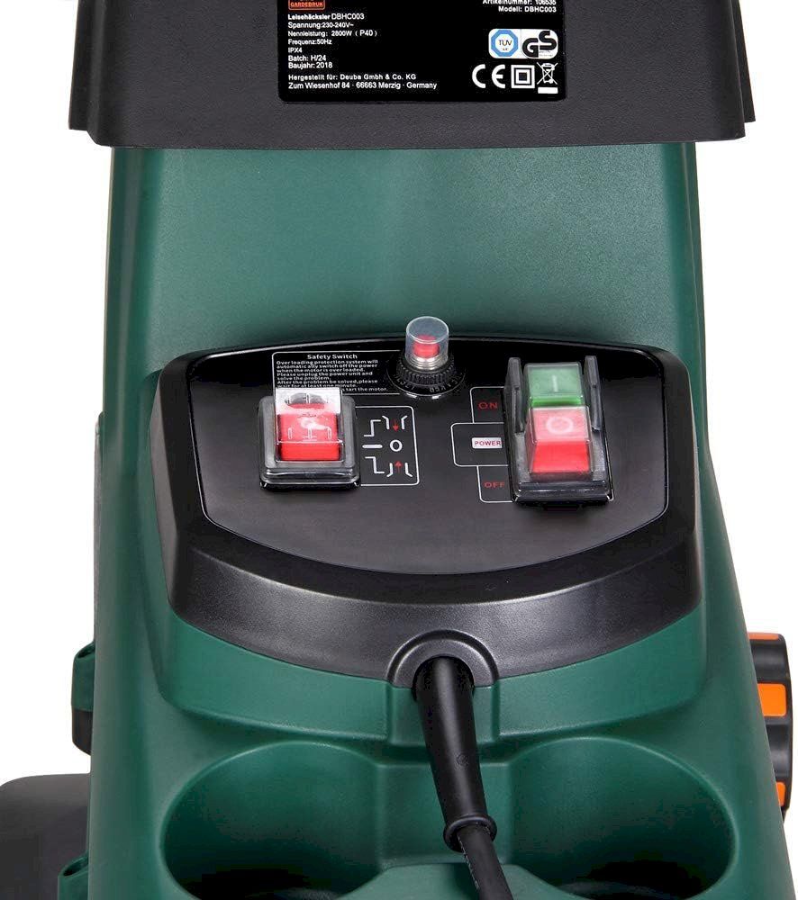 Trituratori da giardino: GARDEBRUK Leisehäcksler 3100 W – Nuovo e nell'imballaggio originale da Bottighofen venduto da zaap 5