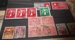 Briefmarken Schweiz Exposition Nationale 1939 Konvolut