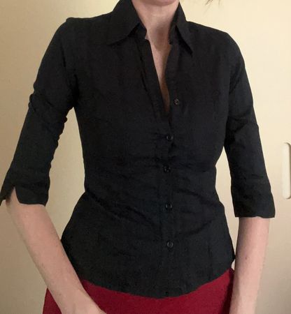 schwarze Bluse, Grösse S