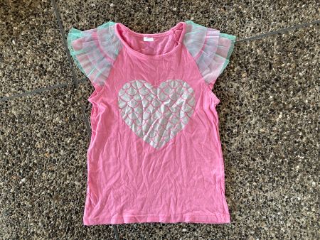 T-Shirt Herz, Gr. 134/140