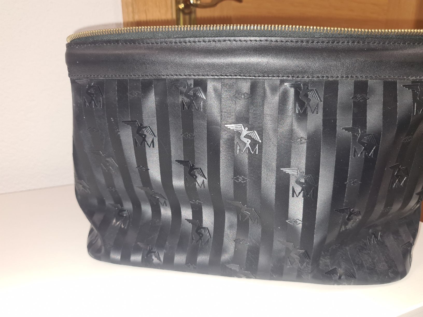 Maison Mollerus Borse da donna: Maison Mollerus Kosmetiktasche Schwarz – Usato da Adligenswil venduto da FriedasWelt 4