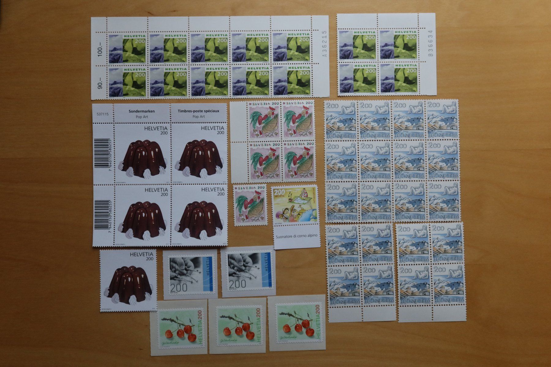 Alle Briefmarken: Briefmarken 2.00 postfrisch mit Rabatt (LOT 230) – Neu (gemäss Beschreibung) aus Erlenbach ZH von milliway_42