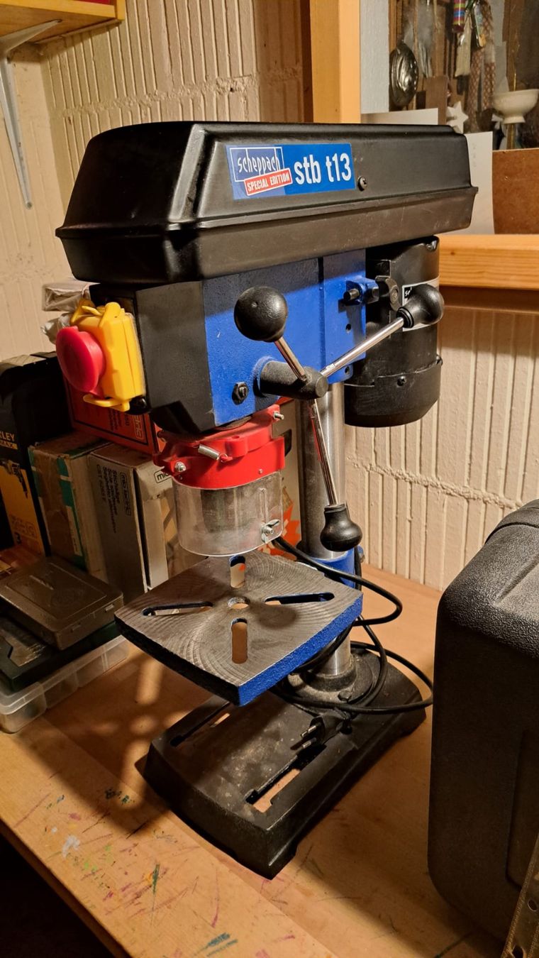 Scheppach Bohrmaschinen: Ständerbohrmaschine sheppach stbt13 – Gebraucht aus St. Gallen von simeli-