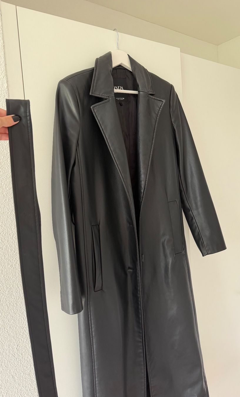 Zara Manteaux: Zara Lederoptik Mantel – D'occasion à Staufen par am_clothing 3