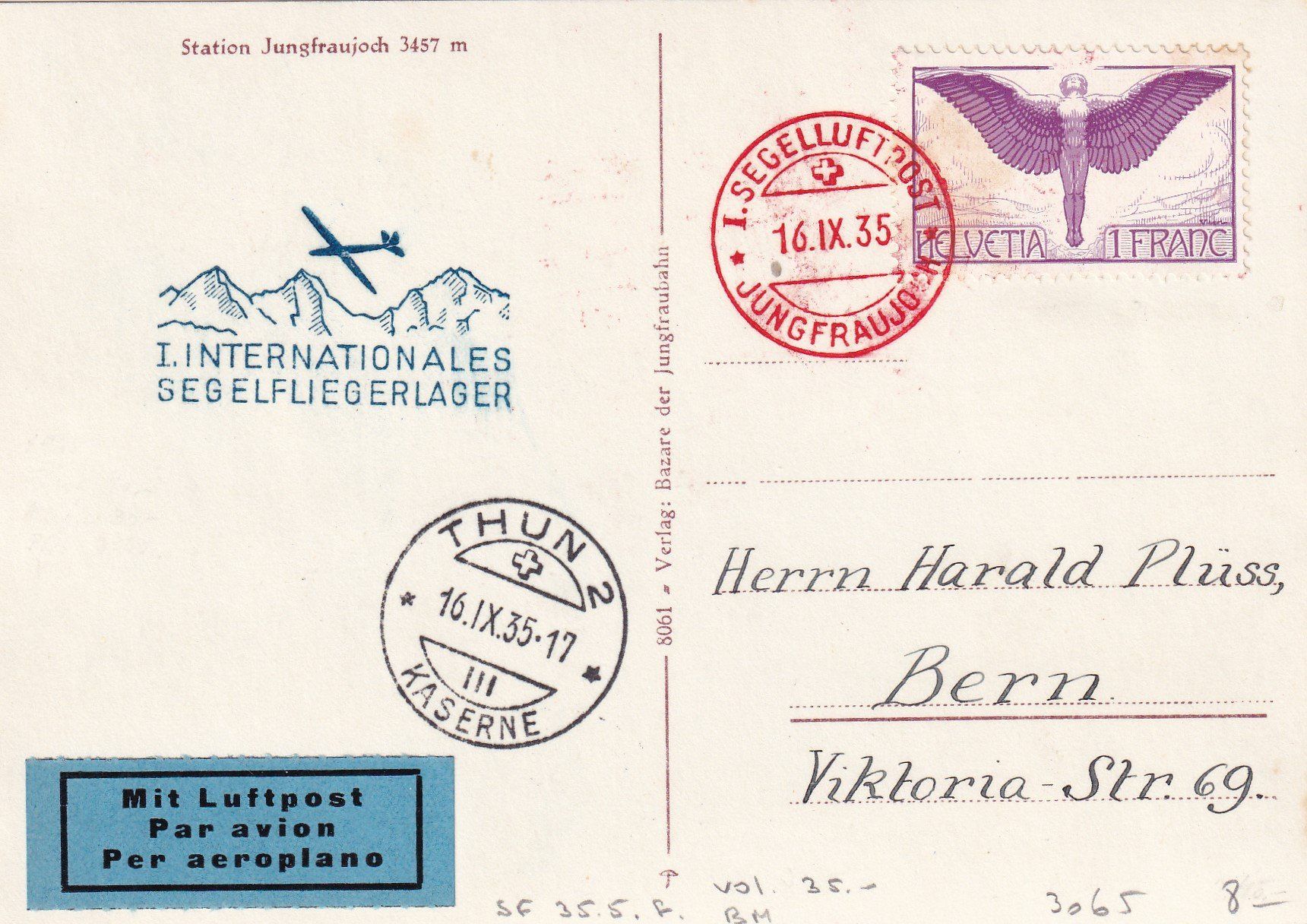 Tous les timbres: 1. Segelflugpost – D'occasion à Birsfelden par chr_yq2g
