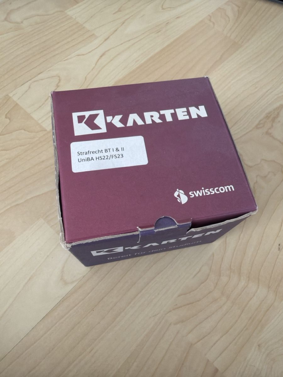 Libri: KKarten Strafrecht BT – Usato da Gelterkinden venduto da lar_c8m9