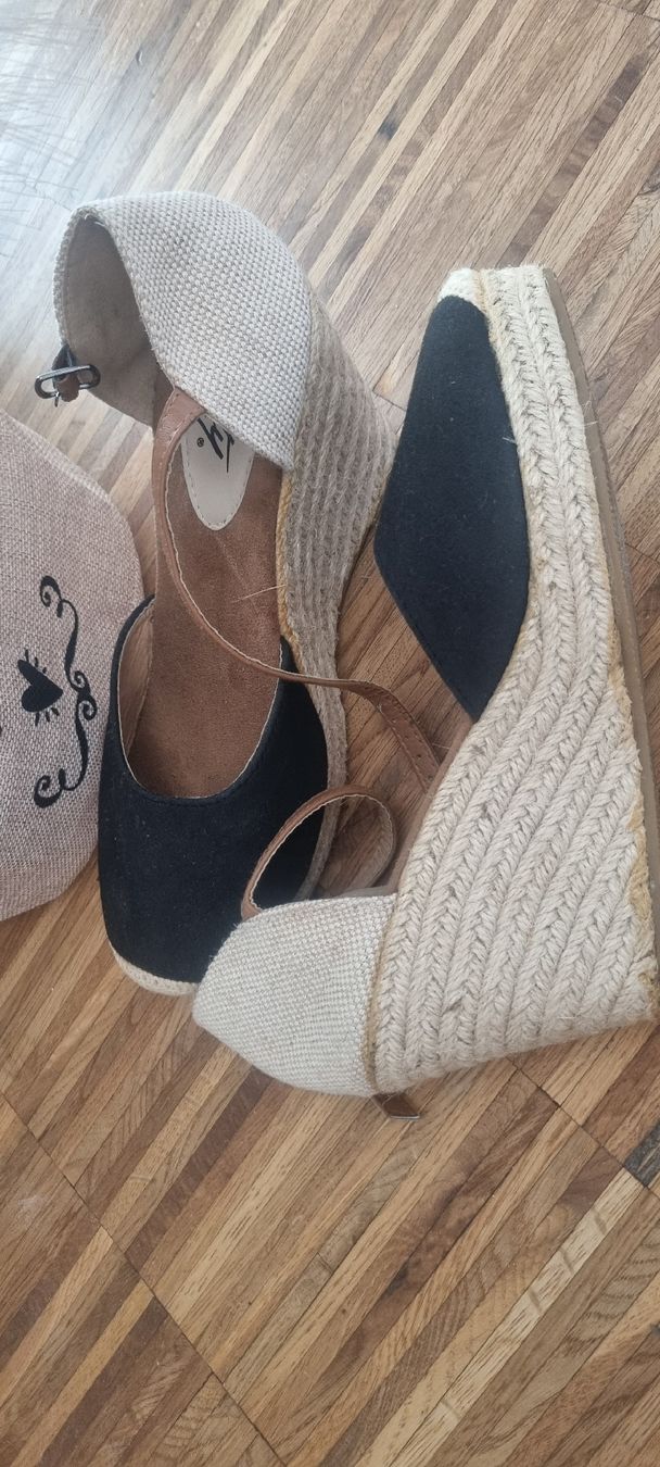 Damenschuhe: Stylische Espadrilles in Schwarz Gr. 39 – Gebraucht aus Meilen von Angelinaa98 3