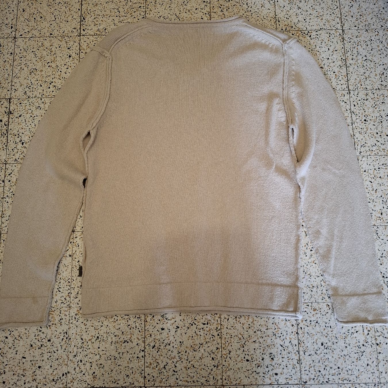 Kenzo Maglioni & Felpe: Pull col V Kenzo Homme beige / sable - Coton - Taille s – Usato da Le Locle venduto da QUALI-PRIX 6
