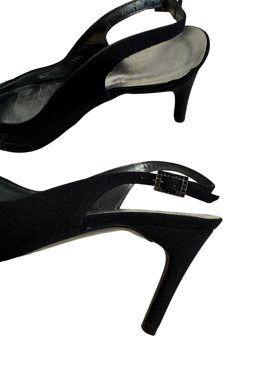 Stuart Weitzman Scarpe da donna: Stuart Weitzman Slingpumps mit Strass-Applikation, Gr. 36.5 – Usato da Zürich venduto da Finesse54 5