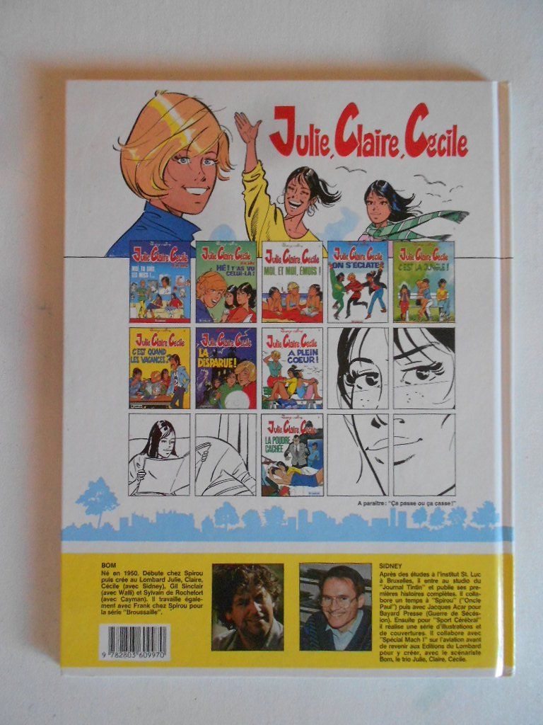 Fumetti: JULIE, CLAIRE, CECILE  -  LA POUDRE CACHEE – Usato da Bex venduto da Giorgiob 1