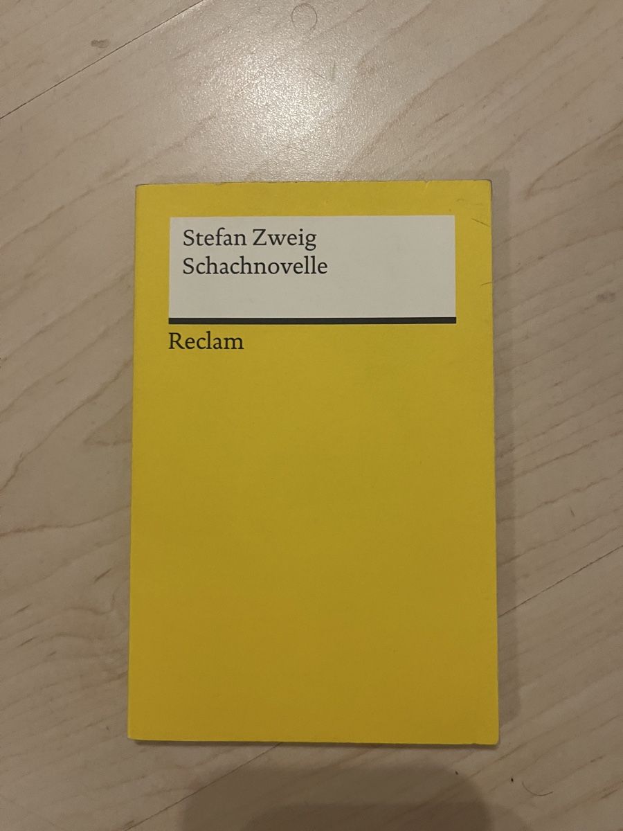 Libri: Stefan Zweig Schachnovelle – Nuovo (secondo la descrizione) da Bottmingen venduto da vera_am