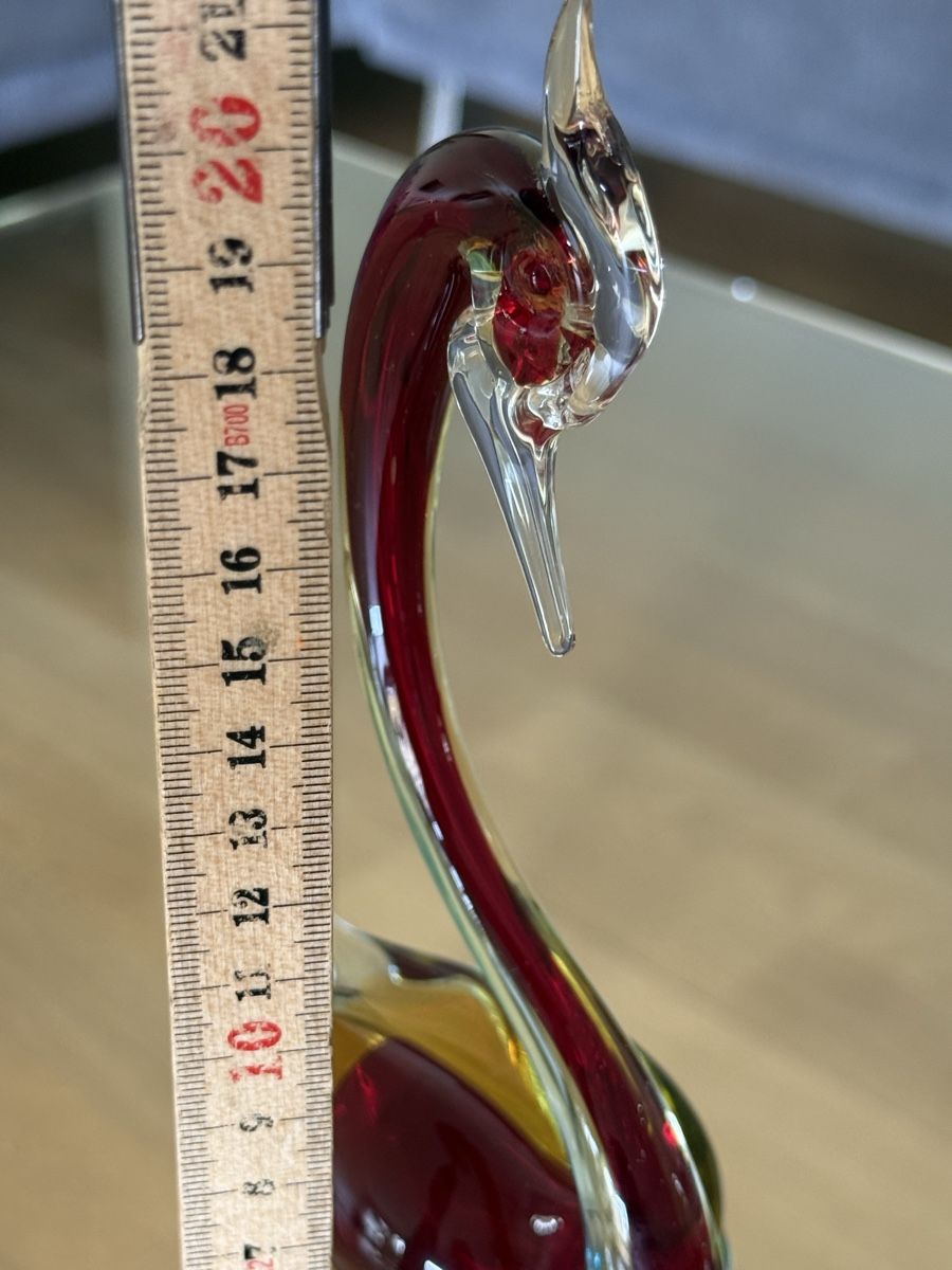 Murano Figuren: Glasfigur Schwan Murano Vintage – Gebraucht aus Bern von Delamer 2