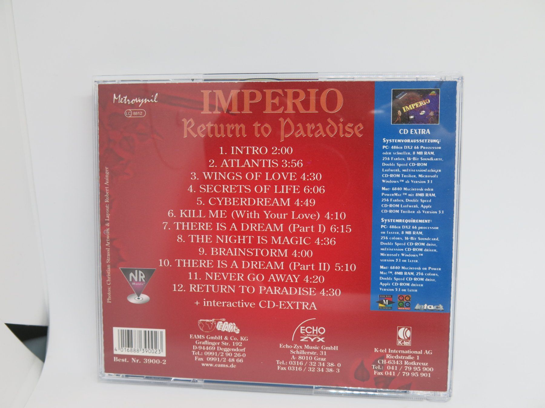 CDs: CD Imperio – Return To Paradise + Interactive CD-EXTRA – D'occasion à Ernetschwil par luisvonerni 2