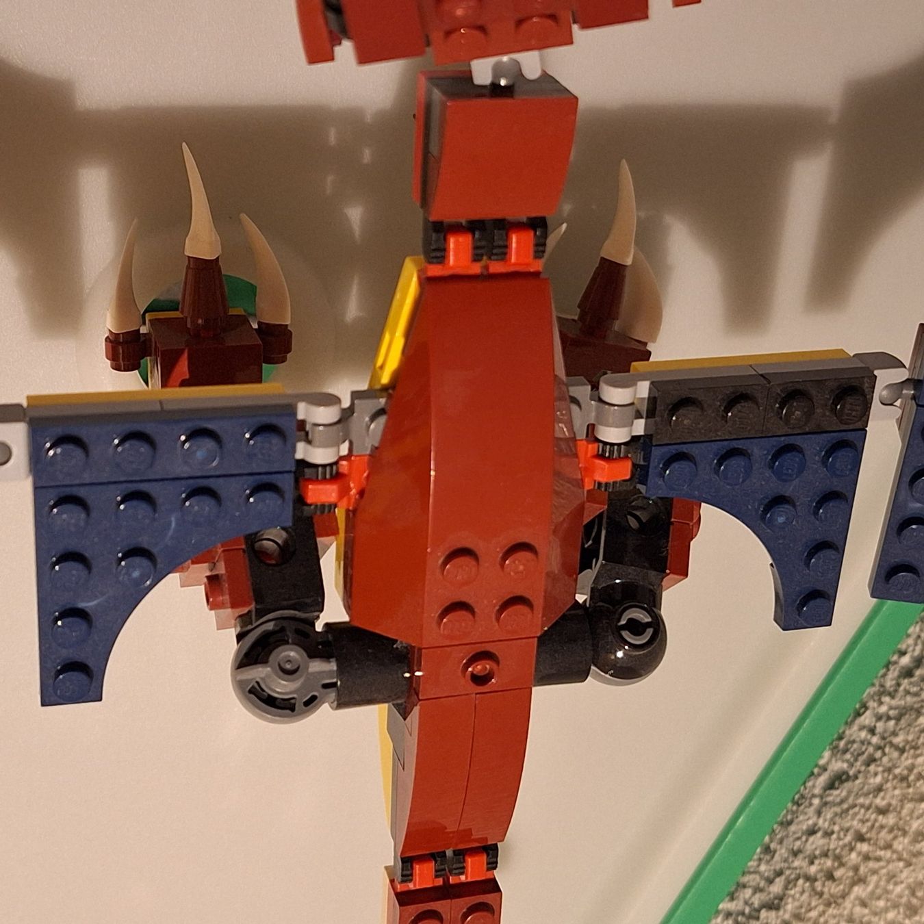 Lego Giocattoli: Lego Drache, rot/blau, gut erhalten – Usato da Hettenschwil venduto da Schneuggi2 5