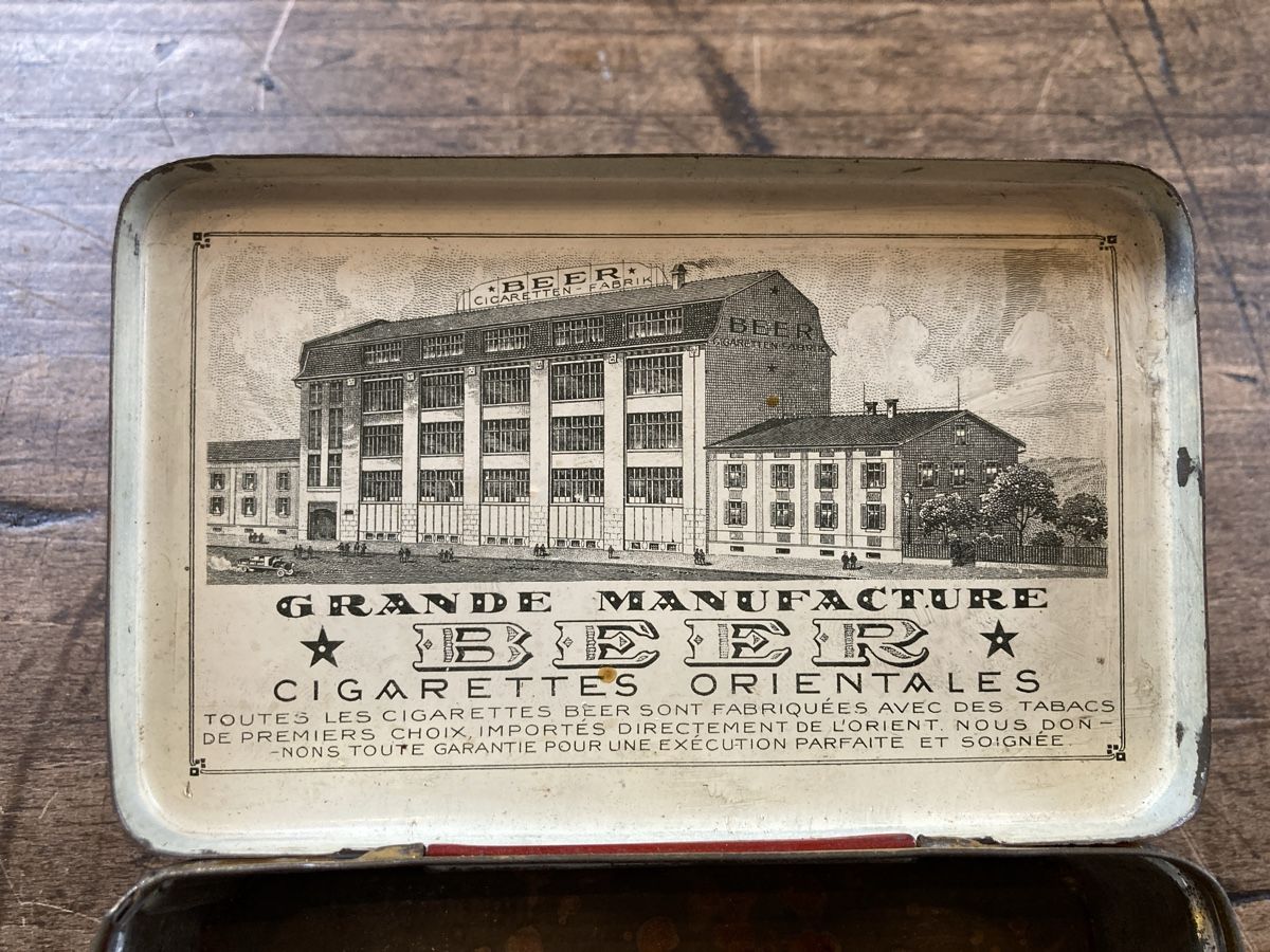 Tabacchi: Blechdose Beer Cigaretten Byzanz – Usato da Zürich venduto da Mueschelmau 3