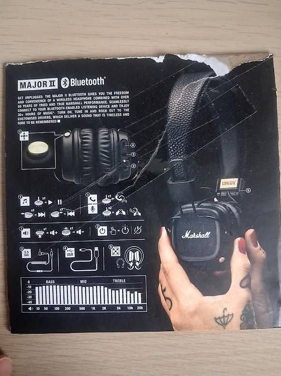 Kopfhörer: Marshall Kopfhörer Major II schwarz (mit Bluetooth) – Gebraucht aus Zürich von pascaldiallo 2