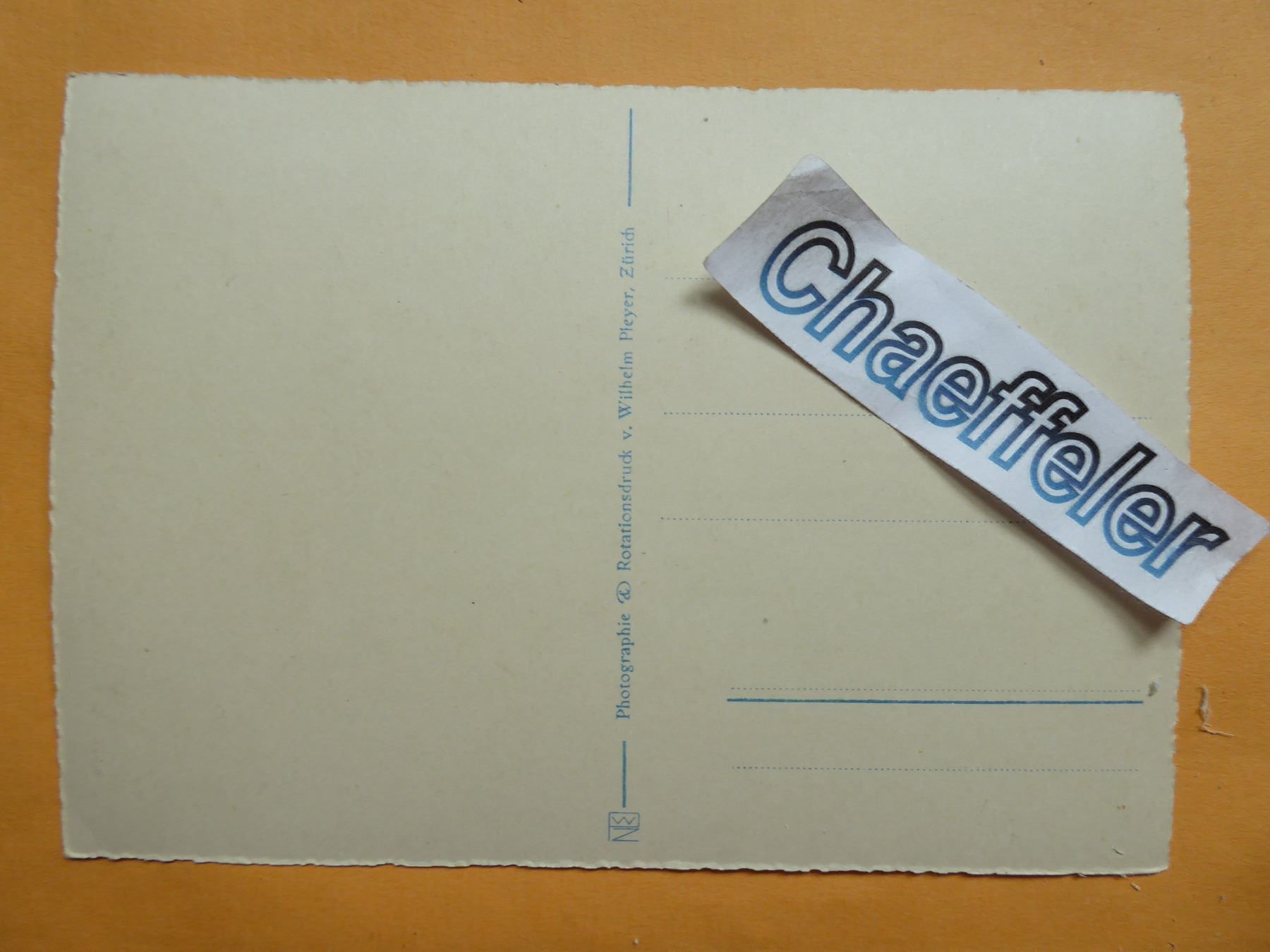 Cartoline postali: 523  Rütlistube – Nuovo (secondo la descrizione) da Zürich venduto da Chaeffeler 1