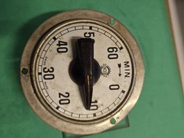 60 Min Zeitschaltuhr Antiker Timer SONCEBOZ Swiss Made