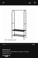 Attaccapanni IKEA + scaffale portaoggetti, ottime condizioni