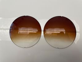 Paire de verres de Lunettes CR39 Dégradé Brun Lens Lenses