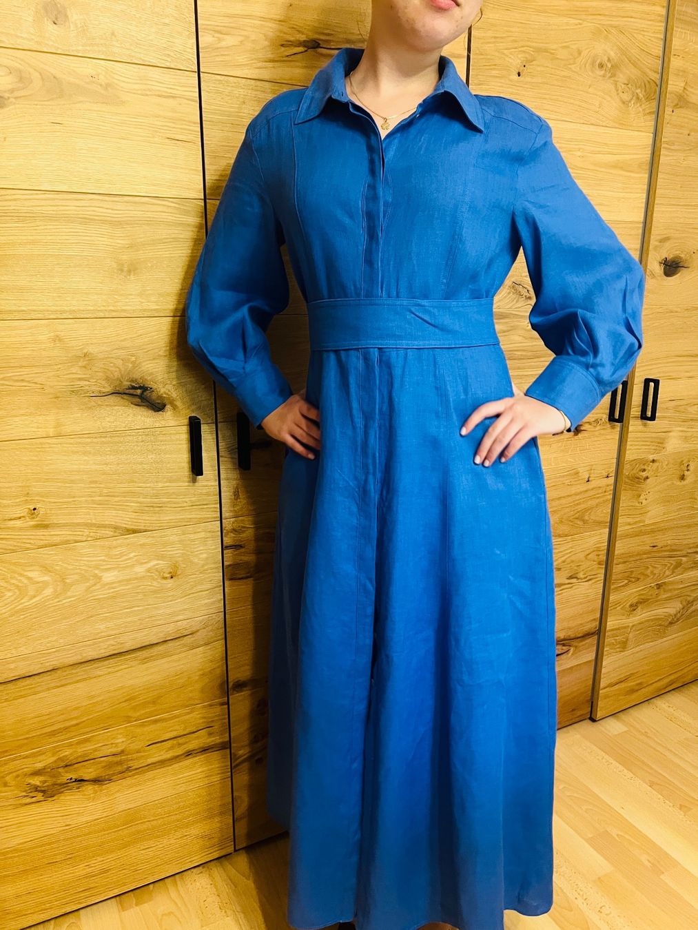 Max Mara Kleider: Kleid blau Grösse S Leinen Max Mara – Gebraucht aus Bremgarten b. Bern von me_tu 1