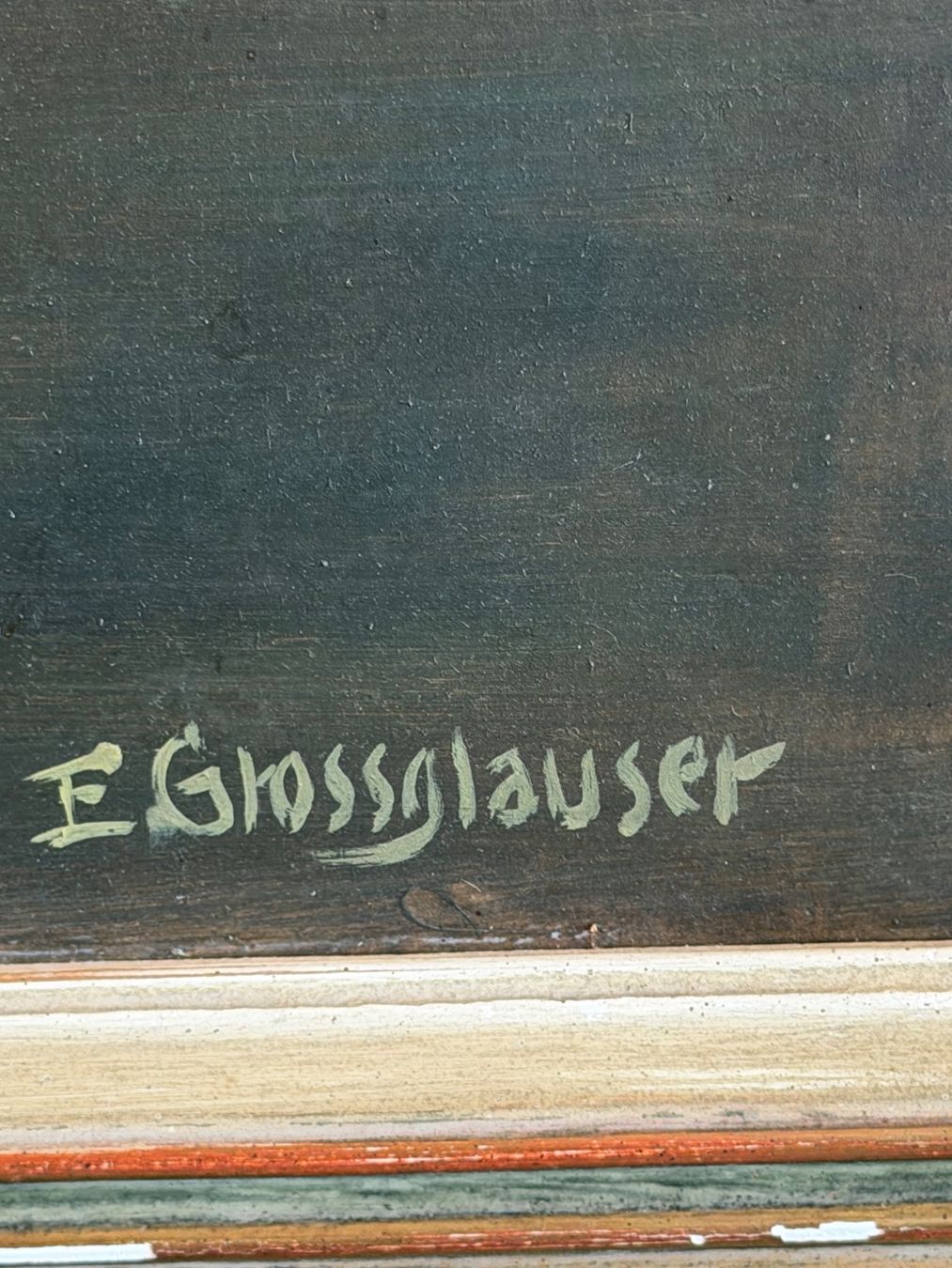 Dipinti: E. Grossglauser Wunderschön Original Gemälde – Usato da Basel venduto da PAUL_ART 5